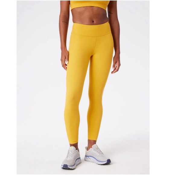 NWT Outdoor Voices Zoom 7/8 Legging in Cider Yellow - Picture 1 of 9